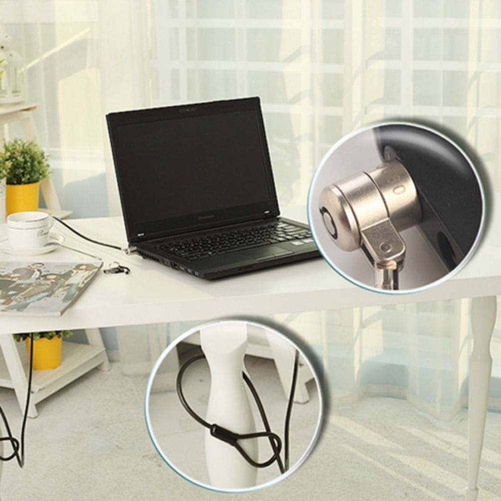 Cable Lock Laptop - Wytrzymały stalowy zamek do laptopa, uniwersalny