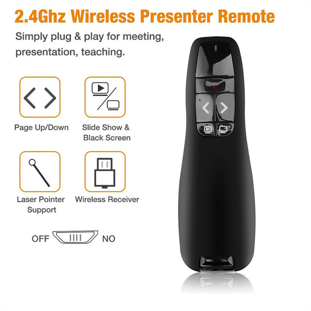 Presentation Remote Laser - Bezprzewodowy USB Powerpoint Prezentacja PPT Flip