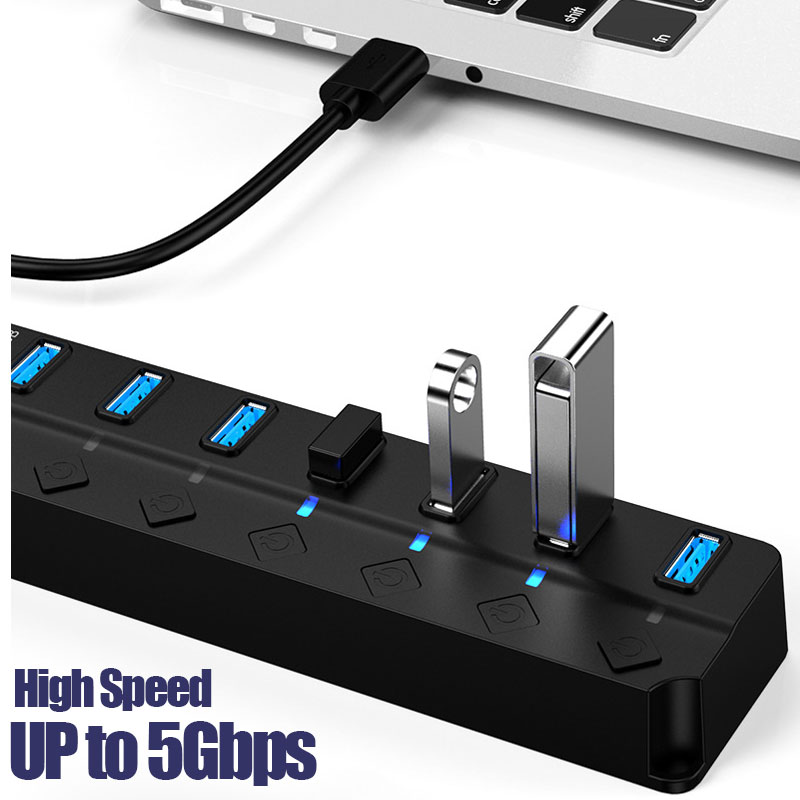 Hub USB 3.0 z zasilaczem, rozd – Multi Port Usb Hub recenzja i cena