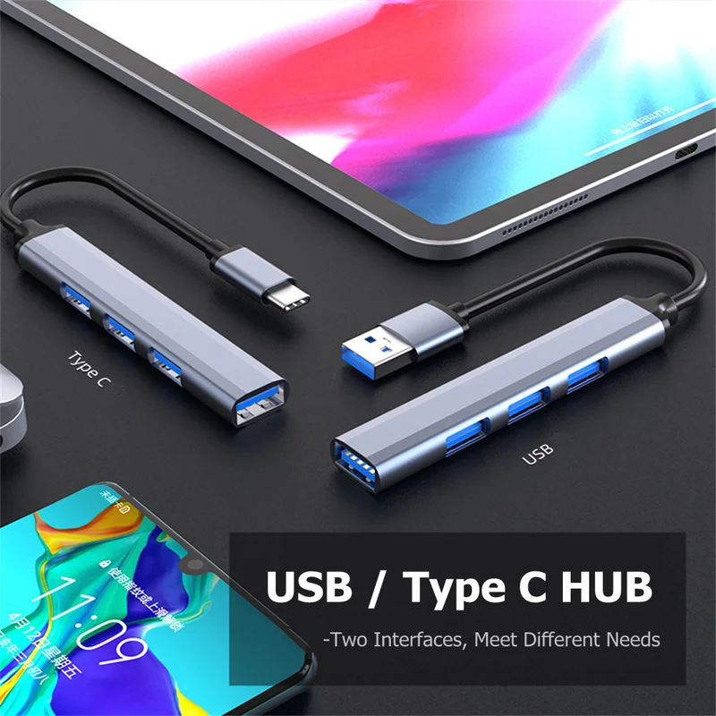 4-portowy koncentrator USB-C 3 – Multi Port Usb Hub recenzja i cena