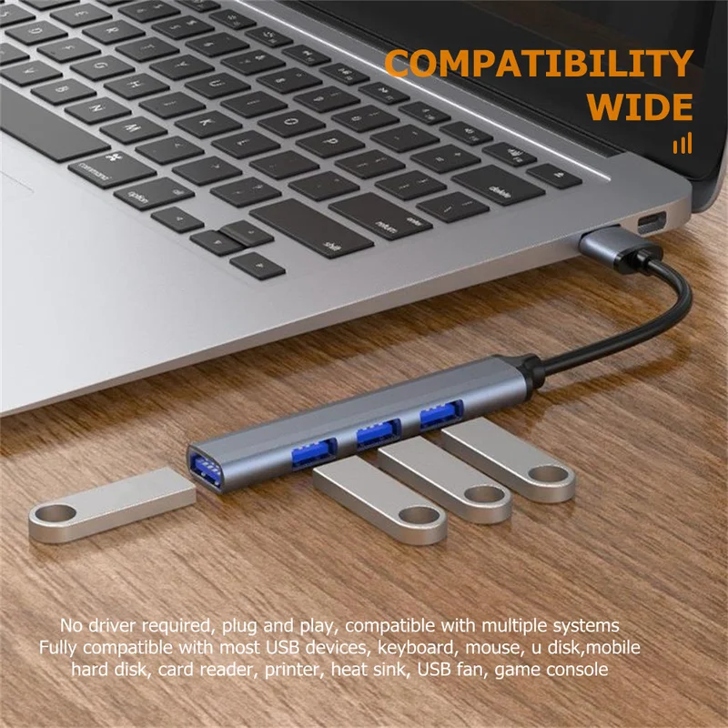 4-portowy koncentrator USB-C 3 – Multi Port Usb Hub recenzja i cena