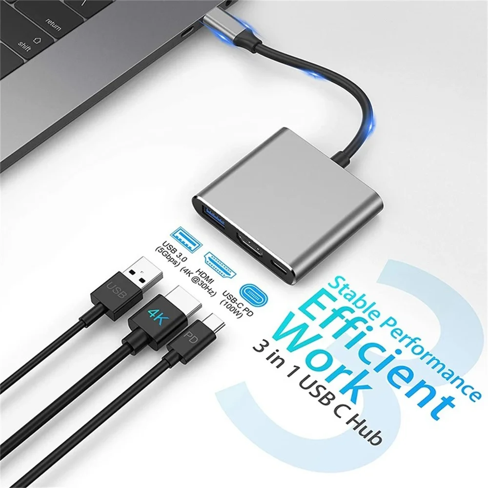 Adapter USB C HUB 3-w-1 z wiel – Multi Port Usb Hub recenzja i cena