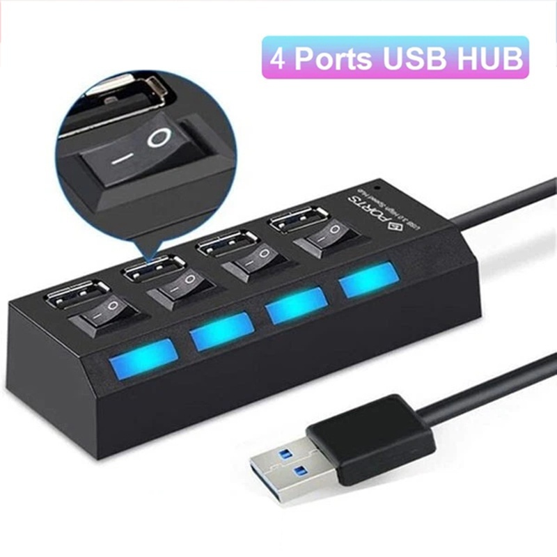 4 w 1 USB HUB Przełącznik USB  – Multi Port Usb Hub recenzja i cena